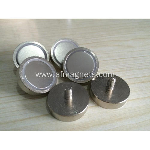 Neodymium Cup Magnets Male Thread